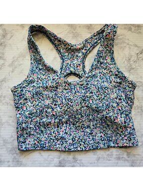 Sage Collective Ditzy Floral Bralette Sports Bra Womens Sz S (SKU 26-0105)